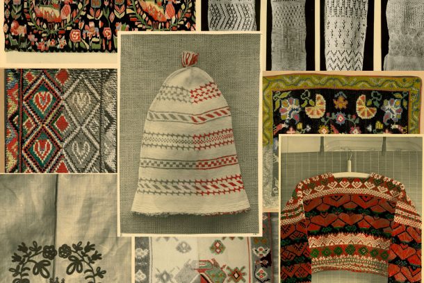 Bildcollage med föremål ur Zickermans studiesamling