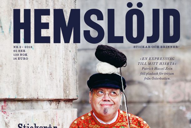 Hemslöjd nr 2 - man med garnnystan på huvudet