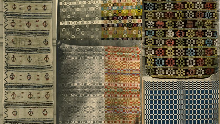 trasväv, dräll och munkabälte