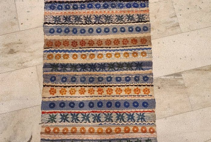 Trasmatta med mönstertryck