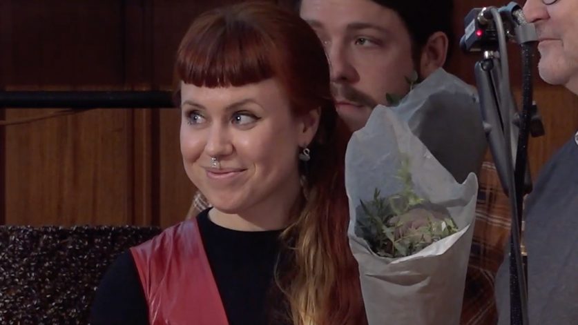 Lina Sundberg får stipendium under Handmade Issues 2019.