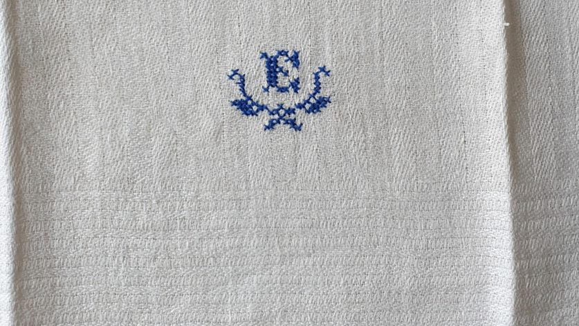 monogram bokstaven E
