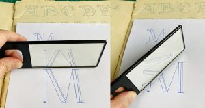 Spegel och monogram