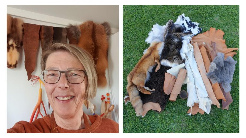 Inga Qvarfordt är gesäll i garvning