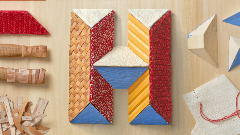 slöjdat Hemslöjds-H i olika material