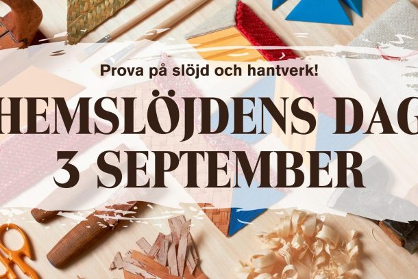 Hemslöjdens dag 3 september
