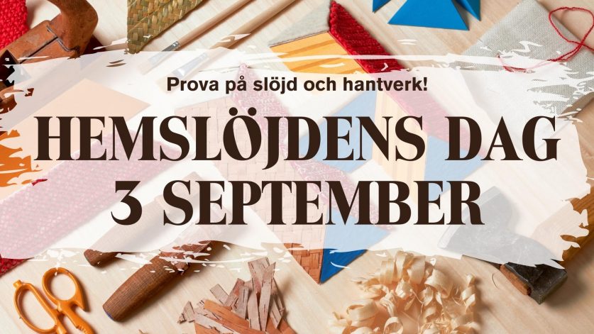 Hemslöjdens dag 3 september