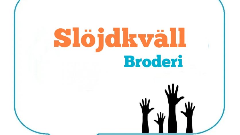 Slöjdkväll broderi