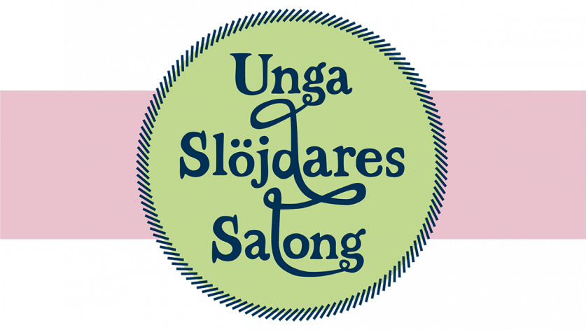 Symbol med texten Unga Slöjdares Salong